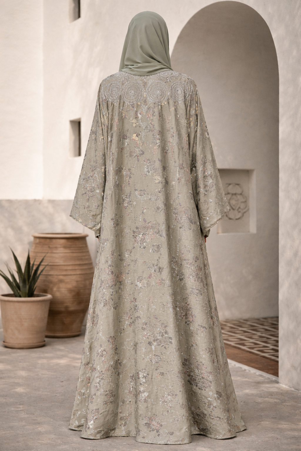 Olive Rose  - Abaya