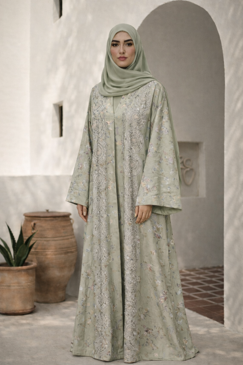 Olive Rose  - Abaya