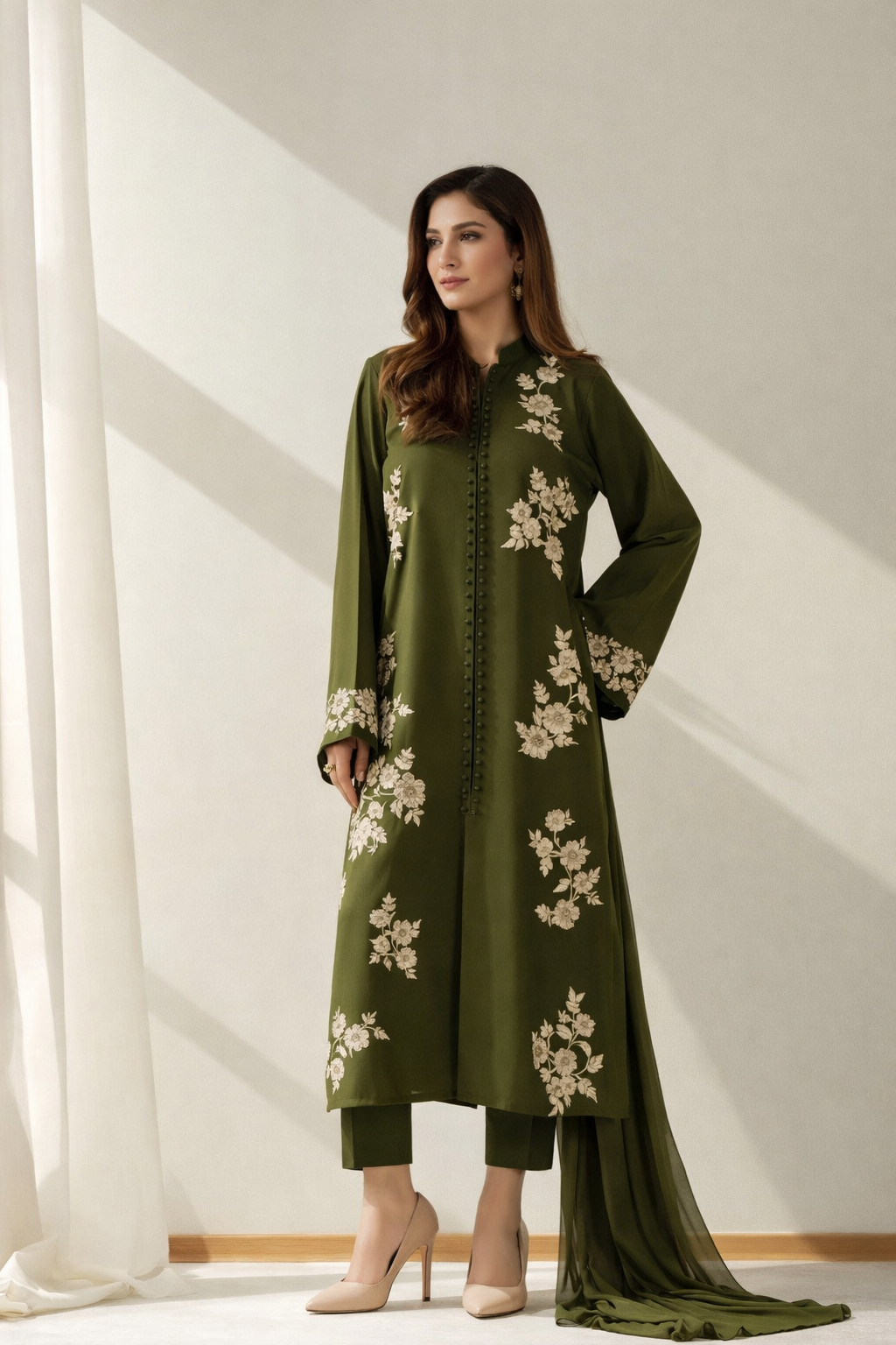 Sage green 3 piece