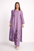 Pure Korean Silk 3-Piece Cutwork Set